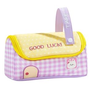 YESMILE Hình ngôi nhà Hộp đựng bút chì Có tay cầm tháo rời. Dung tích lớn Túi đựng bút Bền bỉ Túi đựng văn phòng phẩm Quà tặng