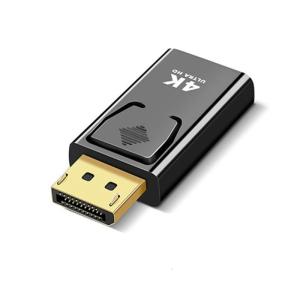 Portable DisplayPort To HDMIs Converter With Plugs And Play Functionality For Effortless Use On Travel Easy To Use