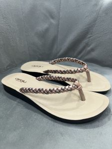 H รองเท้าเพื่อสุขภาพ รองเท้าผู้หญิง รองเท้าแตะ รองเท้าแตะแบบสวม deblu เดอบลู รุ่น BD - L5021 36-41 สีทอง เงิน ชมพู ไซส์ 36-41