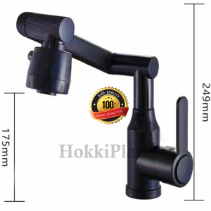Keran Air Wastafel Fleksibel Putar FAUCET Panas Dingin
