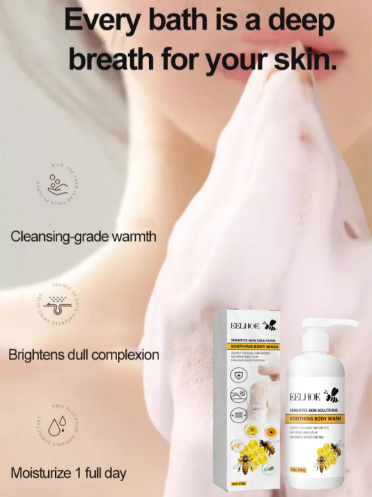 Moisturizing Honey Body Wash Deep Cleansing Skin Rejuvenating Body Wash