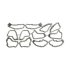 แม่พิมพ์กระดาษลายนูนตกแต่งแม่แบบตัดแม่พิมพ์ตอกโลหะเหล็กคาร์บอนรูปปีกสำหรับสมุดติดรูปทำอัลบั้มรูป