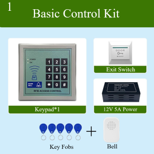 Electric Door Lock Access Control System ID Card Password Door Security System