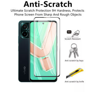 Tempered Glass Vivo Y28 4G Anti Gores Layar Full Cover Handphone
