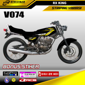 Stiker Striping Variasi Motor Yamaha RX King