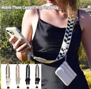 【🔥🔥Hot Sell】Mobile Phone Lanyard With Small /Crossbody Neck Mobile Lanyard With Card Holder 手机斜跨挂绳带小包