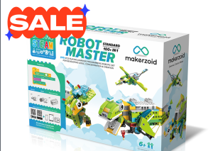 ROBOT MASTER STANDARD หุ่นยนต์ Coding kit (Scratch) Kodiicode Makerzoid ตัวต่อเลโก้ หุ่นยนต์โรบอท หุ่นยนต์บังคับ ผ่านมือถือแท็บเล็ต STEAM Educational Programmable Robot Kit