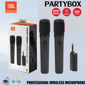 JBL PARTYBOX Wireless Microphone Home KTV Singing Charging Professional Karaoke Microphone 1 Drag 2 Handheld