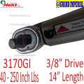 Hans Torque Wrench Click Type 3170GI 40-250 Inch Lbs 3/8" Drive 14" Grand Imperial Industrial Tools Supplies. 