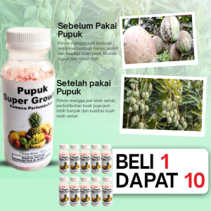 Pupuk Pemacu Pertumbuhan dan Pembuahan Pupuk super Growt Solusi Panen Melimpah