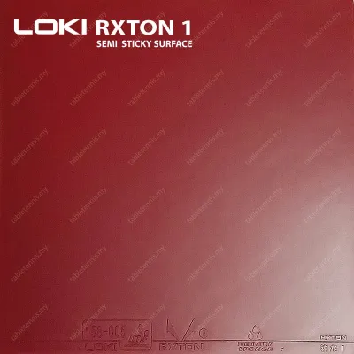 Loki Rxton 1 Semi Sticky Elastic Table Tennis Rubber Getah Ping Pong Rxton I
