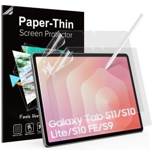 TiMOVO  Paper Screen Protector for Samsung Galaxy Tab S10 FE 2025 Anti Glare PET Screen Protector Film Fit Galaxy Tab S10 FE Tablet Write and Draw Like on Paper No-Bubbles Easy to install（2 Pack）