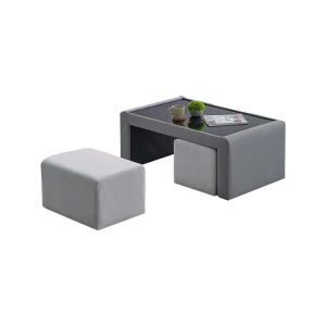 Living Mall Rissa L-Shaped Big Corner Sofa Set PetFriendly Scratch-Resistant with Coffee Table