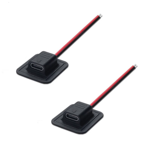 Universal Solderable Connectors Power Cable For MultiDevice Charging Installation with Type C Micros USB DC5521 Port