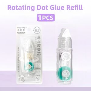 Cute Dots Glue Tape DIY Scrapbooking Collage Photo School Stationery Double Sided Adhesive