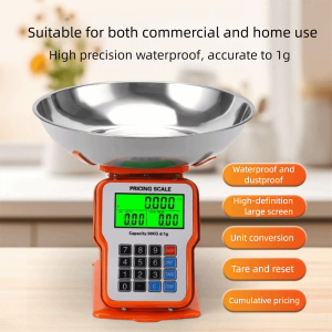 CRUSHES 30Kg Kitchen Scale Thickened Stainless Steel Food Scale  Accurate Electronic Scale Household