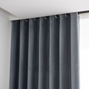 AnneyOneDecor Solid Color Velvet Curtains Heavyweight Thermal Insulation Blackout Curtains for Living Room Bedroom