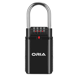 Brifit Key Storage Lock Box Secure Key Safe Storage with 10000 4-Digit Combination Codes Large Capacity Key Box Padlock for Home Garage School Spare Key Etc