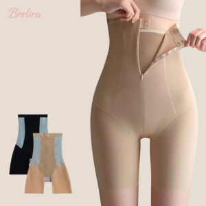 『Brelira』High Waist Girdle Shorts Seamless Zipper Bodyshaper Shapewear  Butt Lifter   Binder​