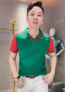 Áo thun áo thun nam cộc tay form ôm body phối màu mới - T25