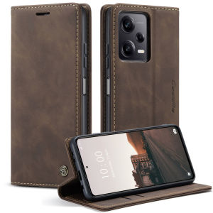 Suitable for Redmi Note13pro anti-fall mobile phone case Xiaomi 13 retro protective cover Redmi 14C card leather case