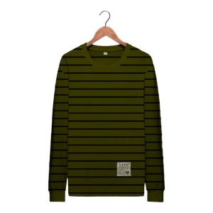 Liso wear - Kaos Stripe Lengan Panjang Pria | Kaos Distro Garis Garis Belang Belang