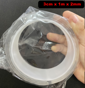 Băng keo 2 mặt đa năng ( LOẠI DÀY ) trong suốt cuộn 5m - 3m dán trên mọi bề mặt siêu chắc chắn băng keo chống thấm