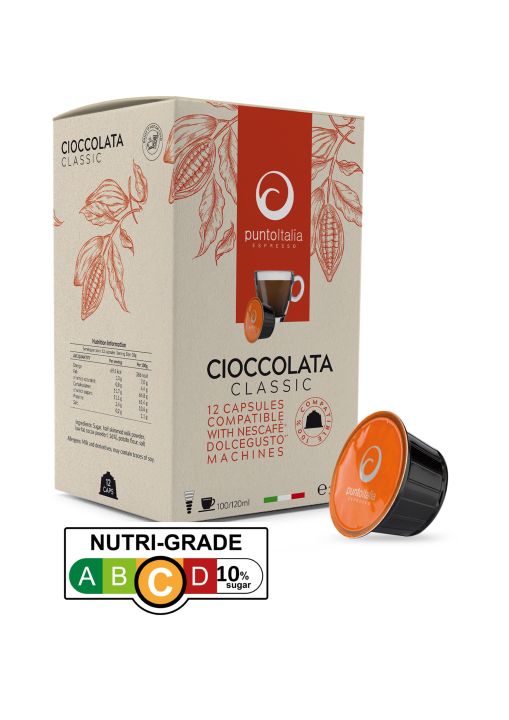 12 Pcs Box CIOCCOLATA CLASSIC Punto Italia Espresso Nescafe Dolce Gusto Compatible Chocolate Capsules Lazada Singapore