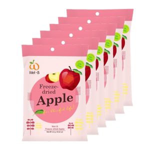 WelB Freeze Dried Fruits in pack of 6 - Apple