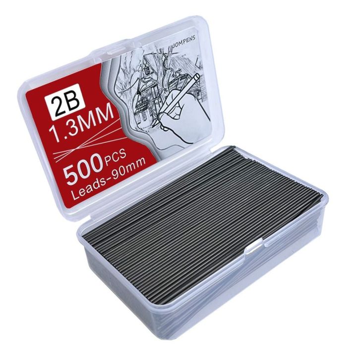 MMLUCK Sức chứa lớn Chì bút chì cơ học Có thể thay thế 0.5 0.7 0.9 1.3 ...