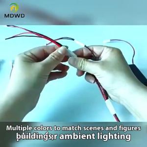 PL (sun) Led Beads Miniature Small Night Light/Bulb Materials Making Creative Model Dollhouse Illumination Scene Layout Diorama Kit 1Set （MY）