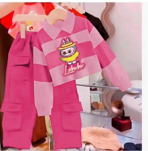 oneset baju labubu anak perempuan usia 1-12 tahun terbaru dan terlaris