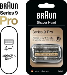 Đầu máy cạo râu thay thế Braun Series 9 Pro Cassette 94M - màu bạc