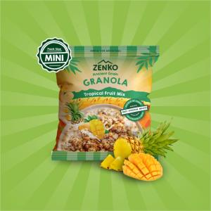 [New] ZENKO - Ancient Grain Granola - Tropical Fruit Mix {Mini-pack 50g)