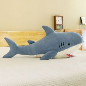 SIRENXI Cute Cartoon Huggable Kids Toys Plush Doll Decorate Blue Giant Whale Plush Toy Whale Pillow Cushion Whale Shark Stuffed Toys Stuffed Animal Doll