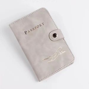 Engraving Name RFID Waterproof Passport Holder Covers Case Personalised Women/Men Multifunctional Card Holder Case Customized Gift