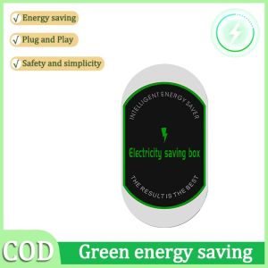 Household Intelligent Voltage Stabilizing Power Saver Wall-Plug Energy Recovery Saving Box Optimize Voltage & Reduce Equipment Wear Fit Air Conditioner Refrigerator Washing Machine Portable Power Optimization Energy Saving Device for All Families
