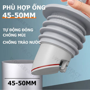 Ron Chống Hôi Ống Thoát Nước Bồn Rửa Chén Nhựa ABS Cao Cấp Thiết Kế Thông Minh Ngăn Mùi Côn Trùng Ngược Dòng Van Từ Tính Đóng Mở Tự Động Phù Hợp Ống PVC 50/70mm Giải Pháp Tối Ưu cho Không Gian Tủ Bếp Lắp Đặt Đơn Giản cho Máy Rửa Chén