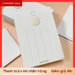 CS 50 cái màu trắng dễ thương kẹp tóc thẻ đính bao bì tóc hiển thị tông tóc Clip