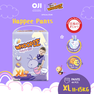 Whoopee Mega Pants Diapers Baby - Size M (58s)/L (48s)/XL (44s)/XXL (38s)