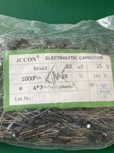 1000 BUAH ELCO 10UF 25V KAPASITOR CAPACITOR KAPASITOR ELKO 10 UF 25 V 25volt ups