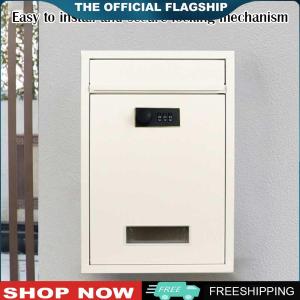 【New Arrival】 กล่องจดหมายกันฝนแบบแขวนผนังพร้อมระบบล็อคปลอดภัยสำหรับการรับจดหมายในพื้นที่กลางแจ้ง