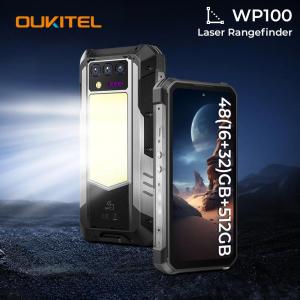 Oukitel WP100 Rugged Phone 33000mAh Built-in Laser Rangefinder 200MP Camera smart phone CellPhone
