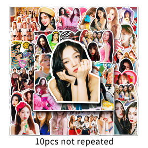 50PCS Kpop Girl Group Redvelvet Star Sticker Scrapbook Phone Case Laptop Decorative Sticker