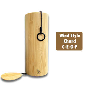 DUKEEN Bamboo Wooden Wind Chimes Wind Chime for Outdoor Garden Patio Home Decoration Meditation Relaxation Chord G-B-D-C
