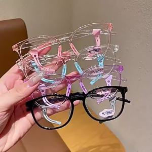 Kids Anti Blue Light Glasses Silicone Flexible Frame Computer Phone Gaming Eyestrain Relief Eyeglasses Girls | Lampu Mentol LED Terang Jimat Tenaga Rumah Multi Purpose High Grade Durability