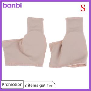 banbi 2Pcs Hallux valgus straightener fabric gel toe bunion pad protector