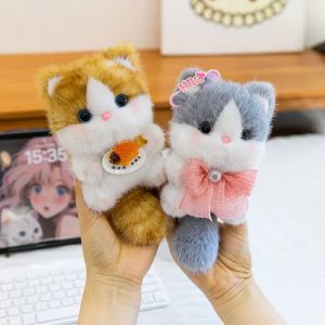 SOULLOV With Fragrance Animal Plush Pendant Stuffed Animals 11 Styles Cat Stuffed Toy Exquisite Dog Pet Rabbit Penguin Doll Table Companion