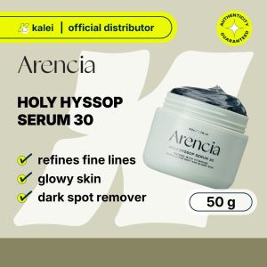 Arencia Holy Hyssop Serum 30 - Brightening & Glow Formula for Dark Spots and Hyperpigmentation!