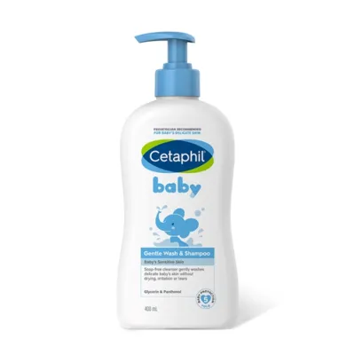 SG [Bundle of 5] Cetaphil Baby Wash & Shampoo Gentle 400mL With Organic Calendula Sunflower Seed Oil For Baby Newborn Sensitive SkinEXP 2028.3